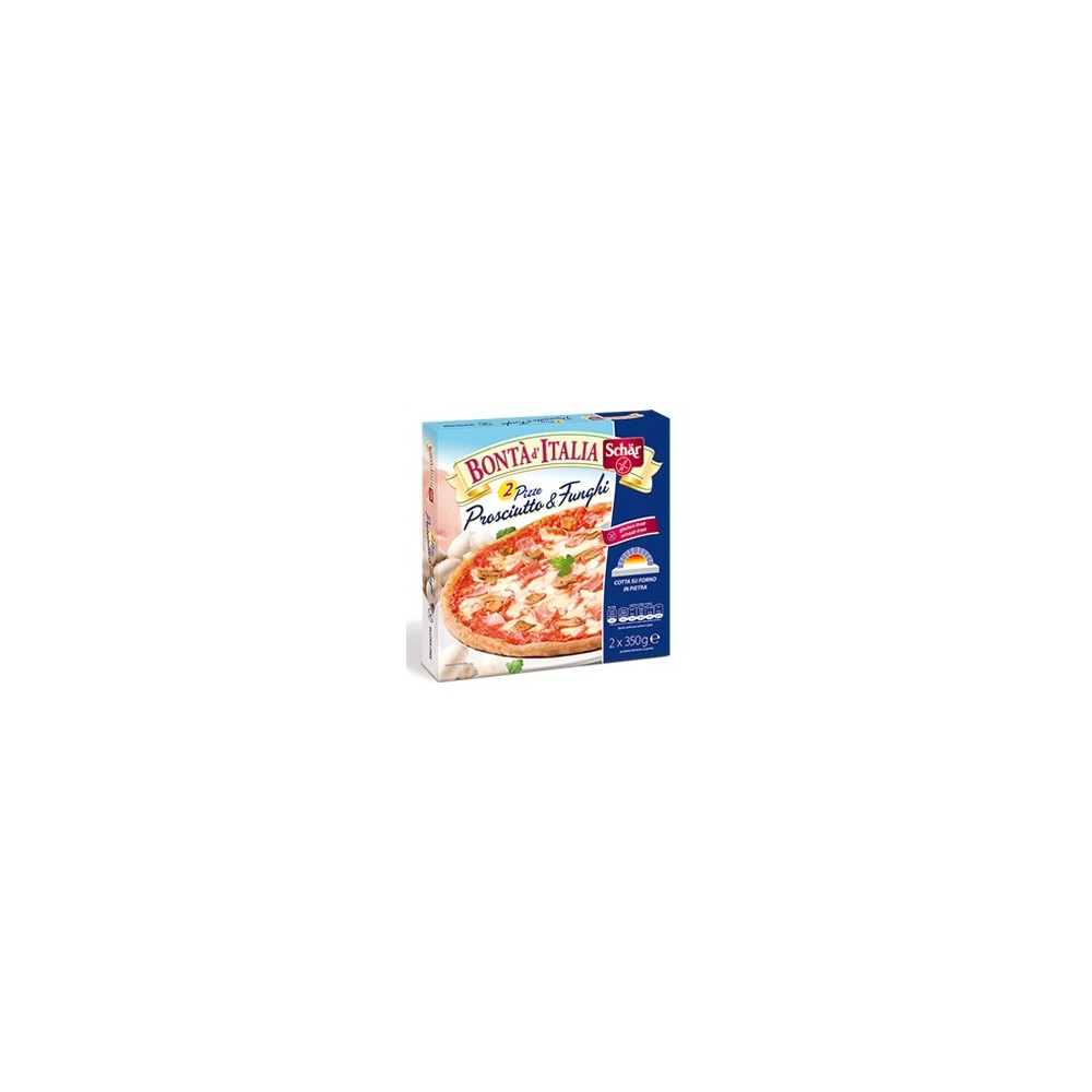 Schar Pizza Surgelata Prosciutto E Funghi Senza Glutine 700g