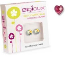 Orecchini swa cuore rosa5mm