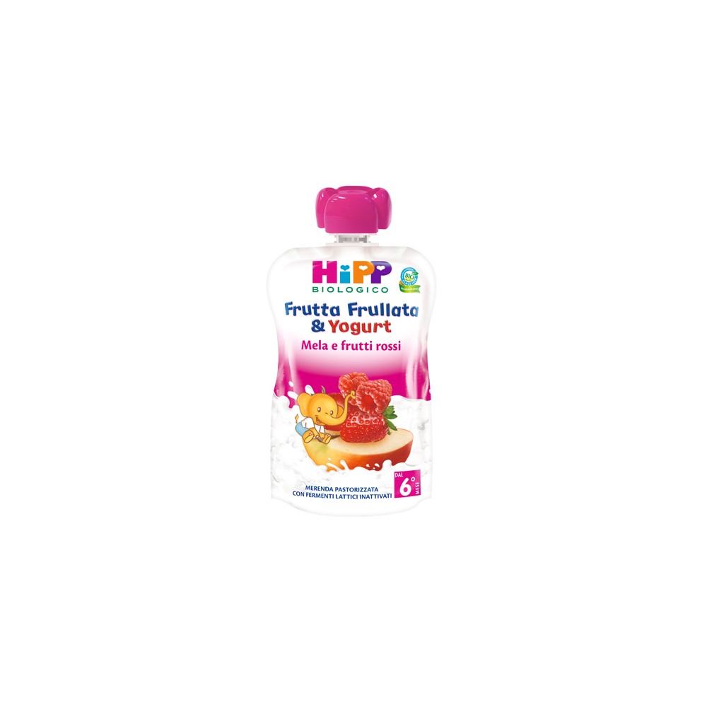 HiPP Frutta Frullata & Yogurt Mela e Frutti Rossi