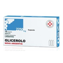 Glicerolo Nova Argentia Adulti 18 Supposte 2250mg