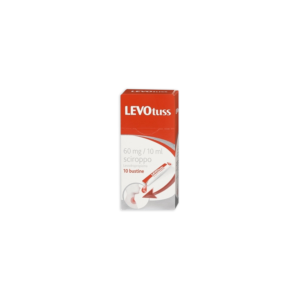 Levotuss Sciroppo 10 Bustine 60mg/10ml