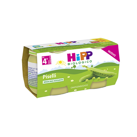 HIPP Omogeneizzato Piselli 2x80 g