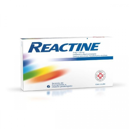 Reactine 6 compresse 5mg+120mg rp