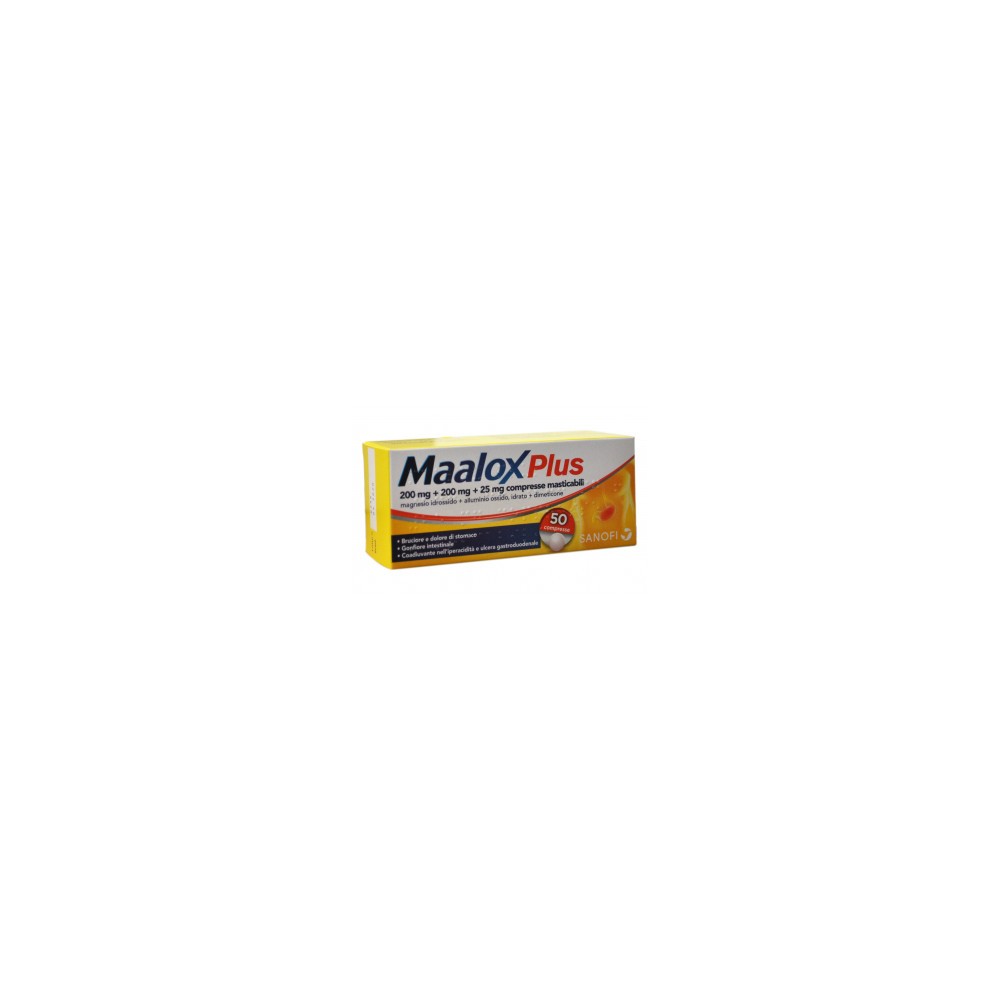 Maalox Plus 50 Compresse Masticabili