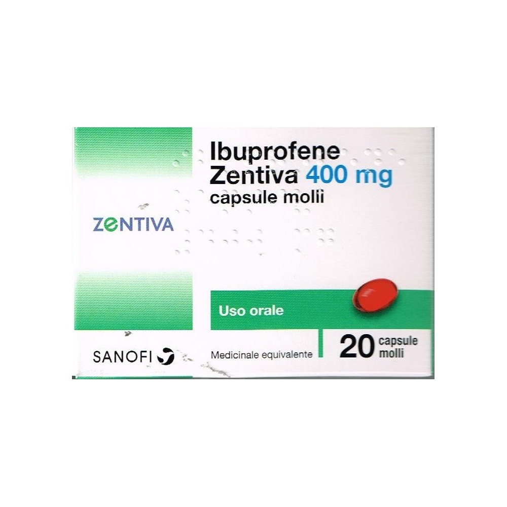 Ibuprofene zen 20 capsule 400mg