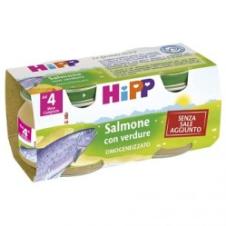 Hipp Omogeneizzato Salmone / Verdure 2x80g
