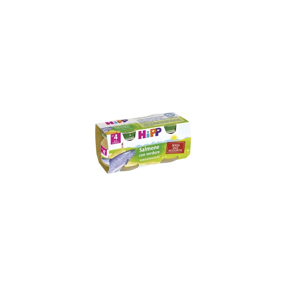 Hipp Omogeneizzato Salmone / Verdure 2x80g