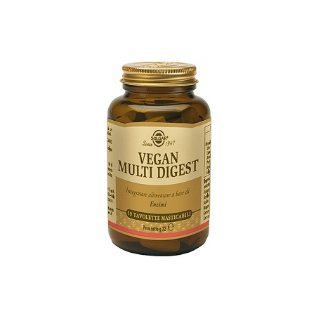 Solgar Vegan Multi Digest 50 Tavolette Masticabili