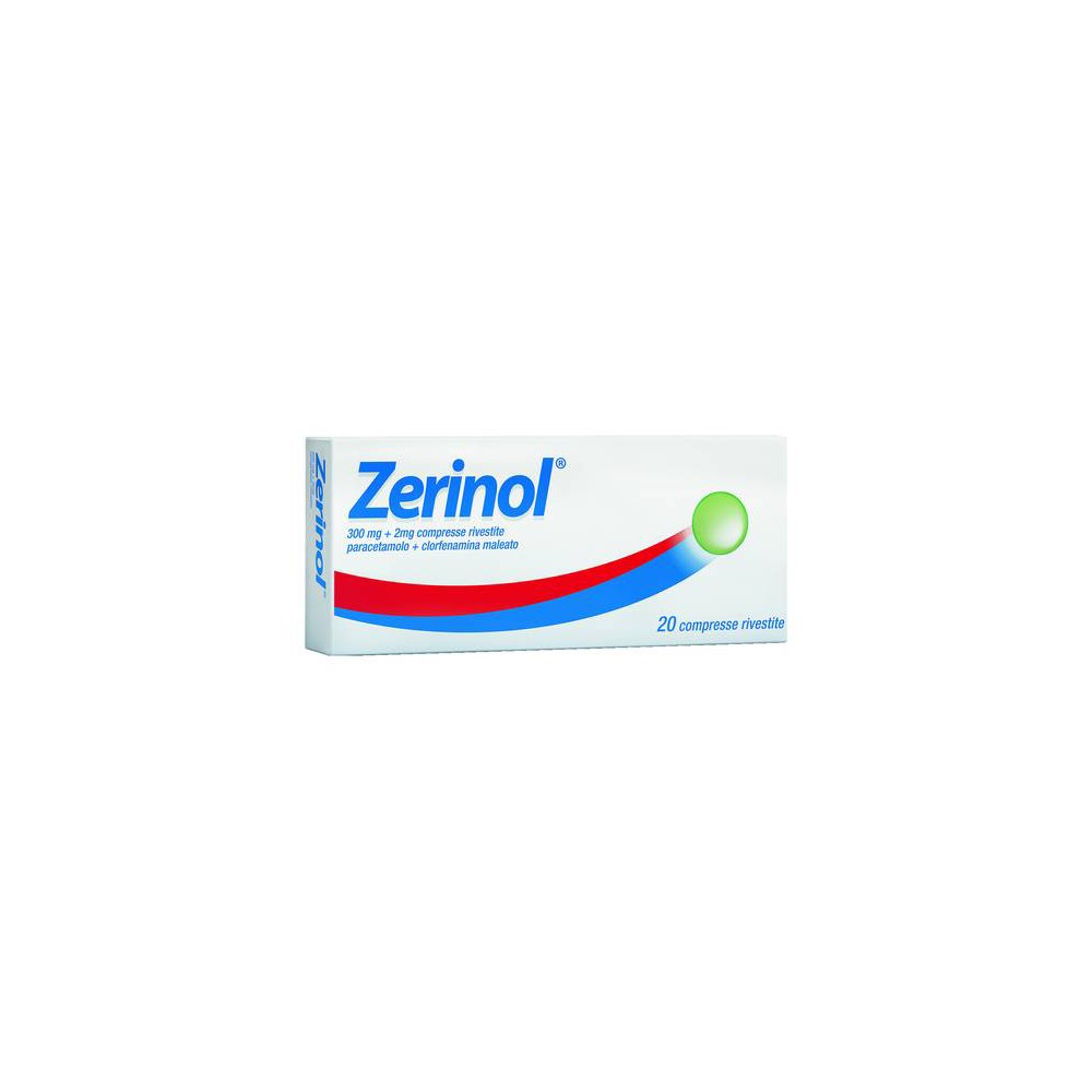 Zerinol 20 Compresse Rivestite 300mg+2mg