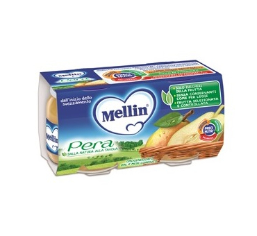 Mellin omog pera 2x100g