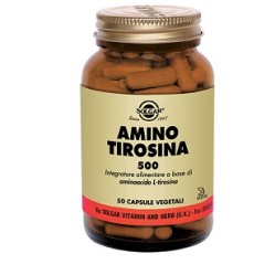 Solgar Amino Tirosina 500 50 Capsule Vegetali