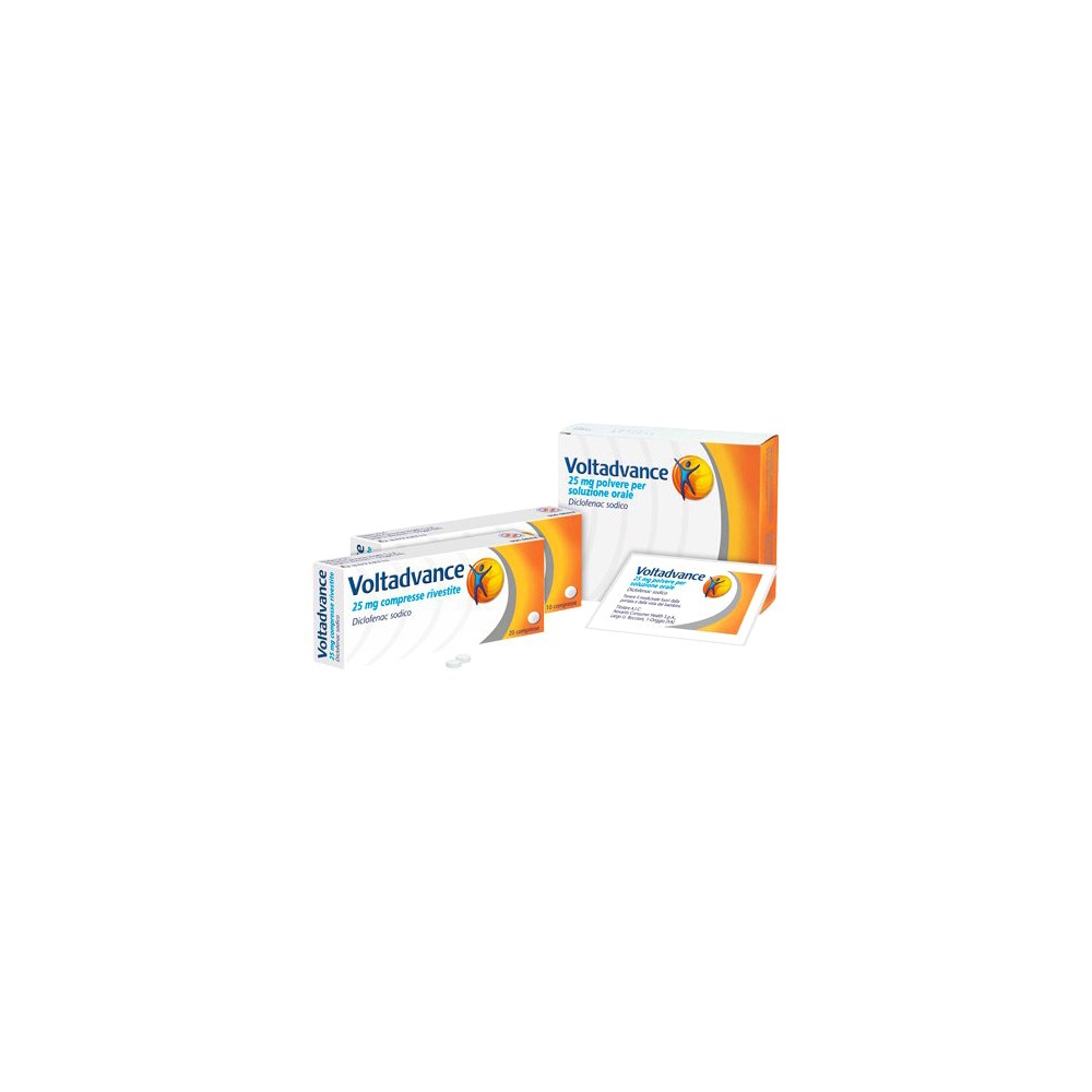 Voltadvance 10 compresse rivestite 25mg