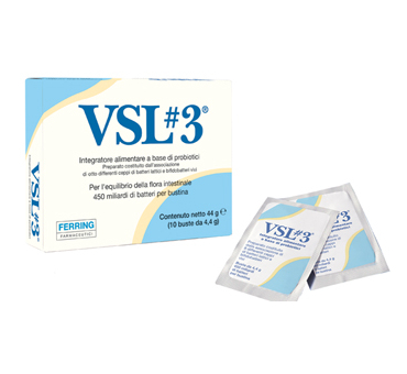 VSL3 10 Bustine - Probiotico ad Alta Concentrazione per l'Intestino
