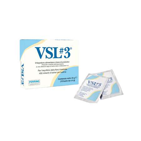 VSL3 10 Bustine - Probiotico ad Alta Concentrazione per l'Intestino