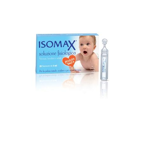 Isomax Soluzione Fisiologica Nasale – Detergente e Idratante Naturale per Naso e Orecchie