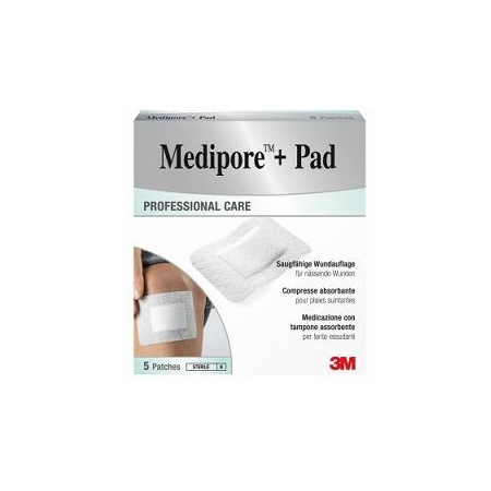 Medipore+pad med 10x10cm 5pz