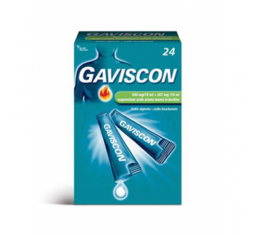 Gaviscon 24bust500+267mg/10m