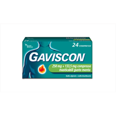 Gaviscon 24cprment250+133,5m