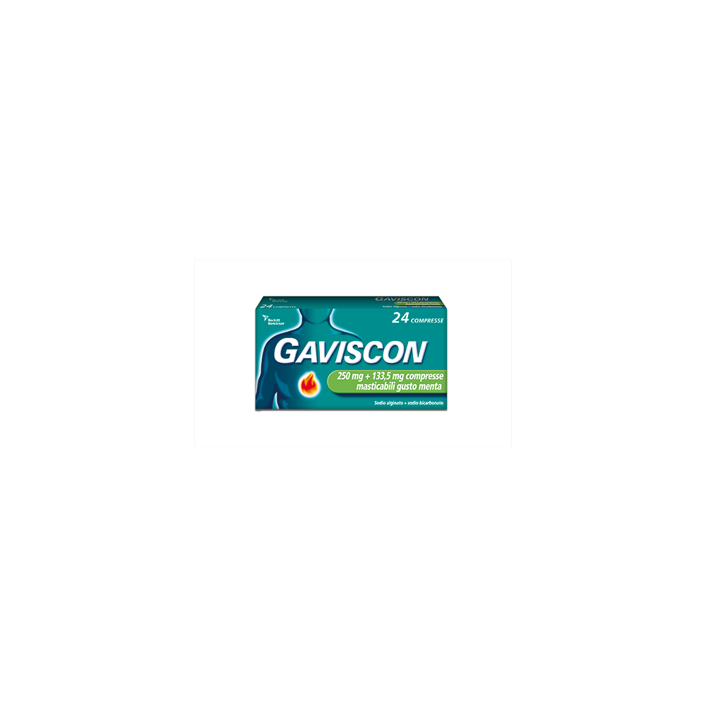 Gaviscon 24cprment250+133,5m