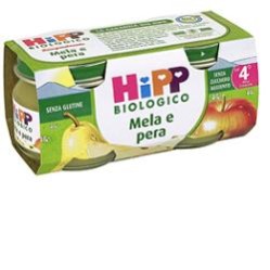 HiPP Biologico Omogeneizzato Mela e Pera 2 x 80 g