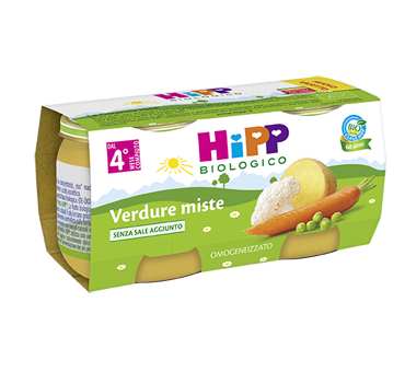 Hipp Bio Omogeneizzato Verdure Miste 2x80