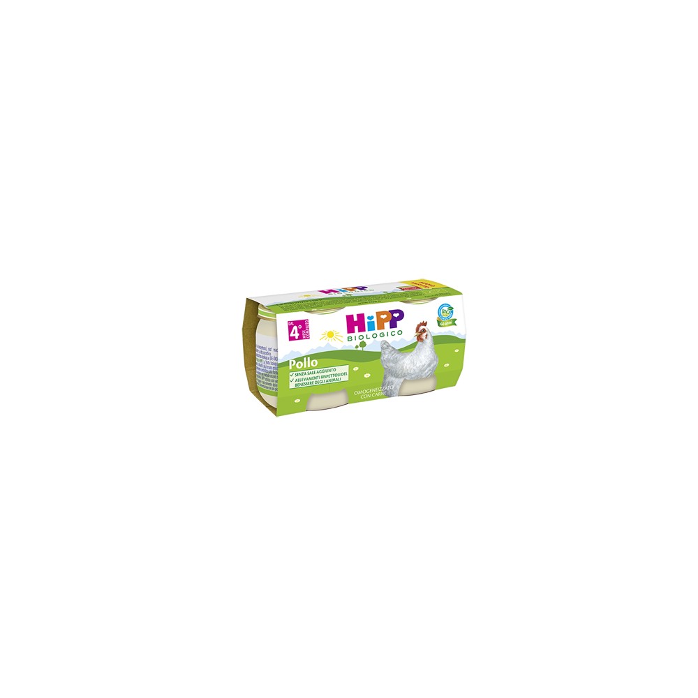 HiPP Bio Omogeneizzato Pollo 2x80 g