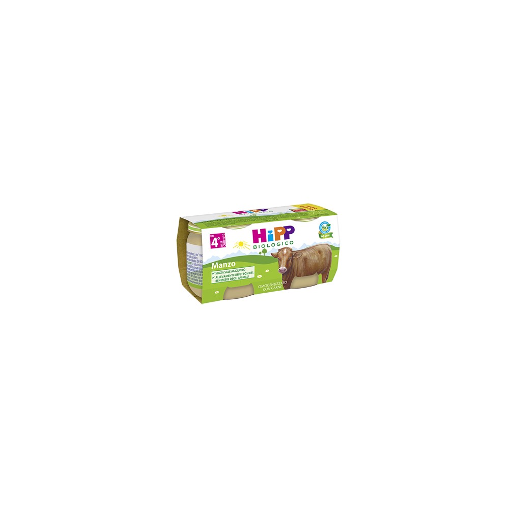 HiPP Bio Omogeneizzato Manzo 2x80 g