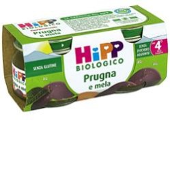 Hipp Bio Omogeneizzato Prugna/Mela100% 2x80 g