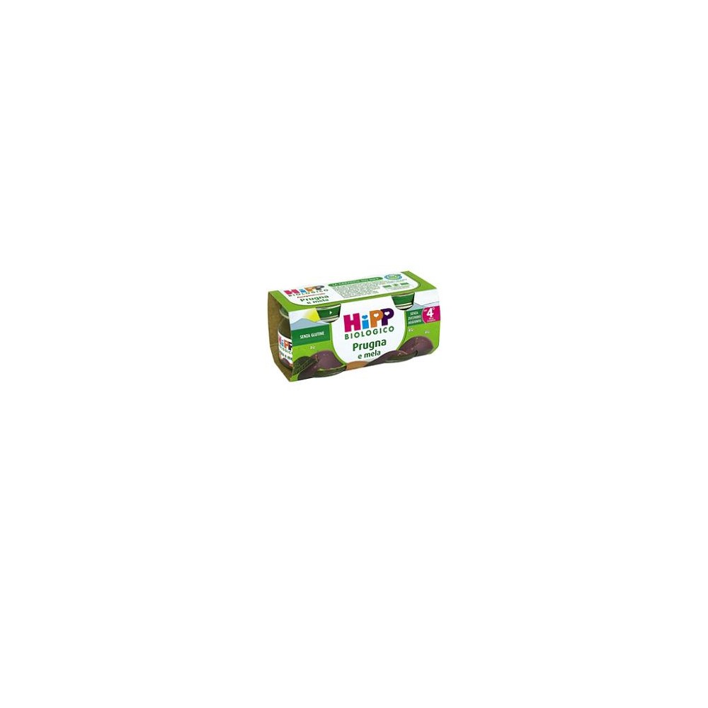 Hipp Bio Omogeneizzato Prugna/Mela100% 2x80 g