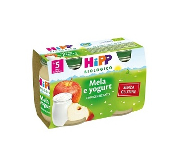 HiPP Omogeneizzato Biologico Mela e Yogurt 2 x 125 g