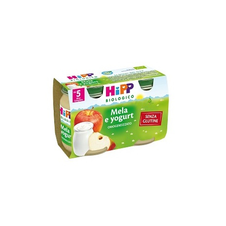 HiPP Omogeneizzato Biologico Mela e Yogurt 2 x 125 g
