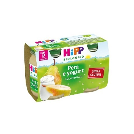 HiPP Omogeneizzato Biologico Pera e Yogurt 2 x 125 g