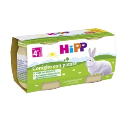 HiPP Bio Omogeneizzato Coniglio e Patate 2x80 g