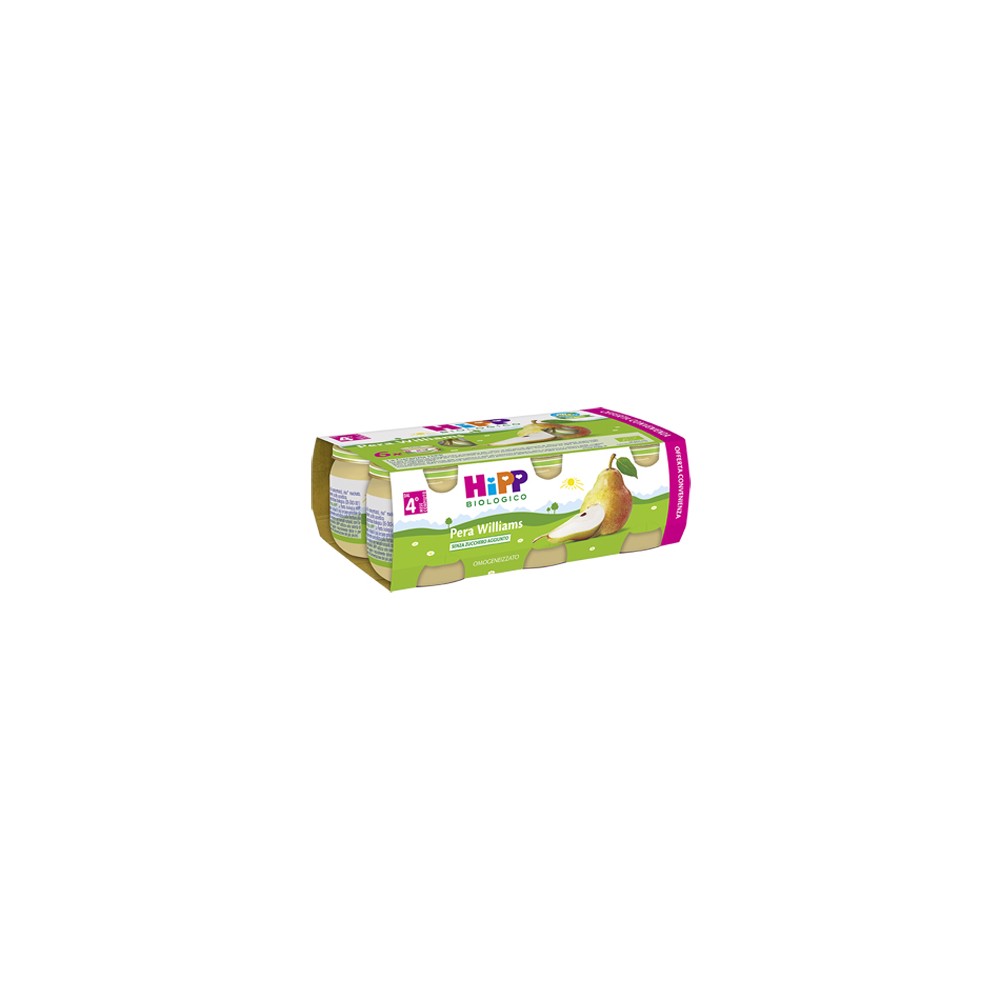 HiPP Omogeneizzato Biologico Pera Williams 6 x 80 g