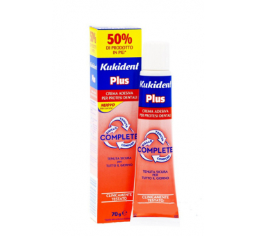 Kukident Plus Complete Crema Adesiva 70g