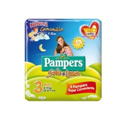 Pampers sole&luna midi 20pz