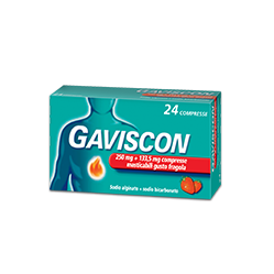 Gaviscon 24cprfrag250+133,5m