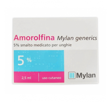 Amorolfina Smalto Medicato 5% 2,5ml - Contro la Micosi delle Unghie