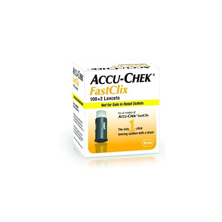 Accu-chek fastclix 100+2lanc