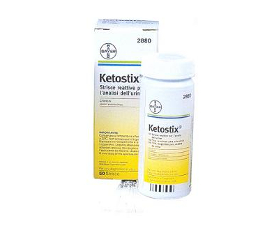 Ketostix chetonuria 50str