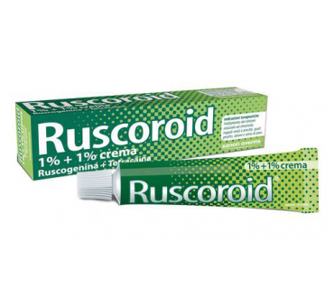 Ruscoroid crema rett40g1%+1%