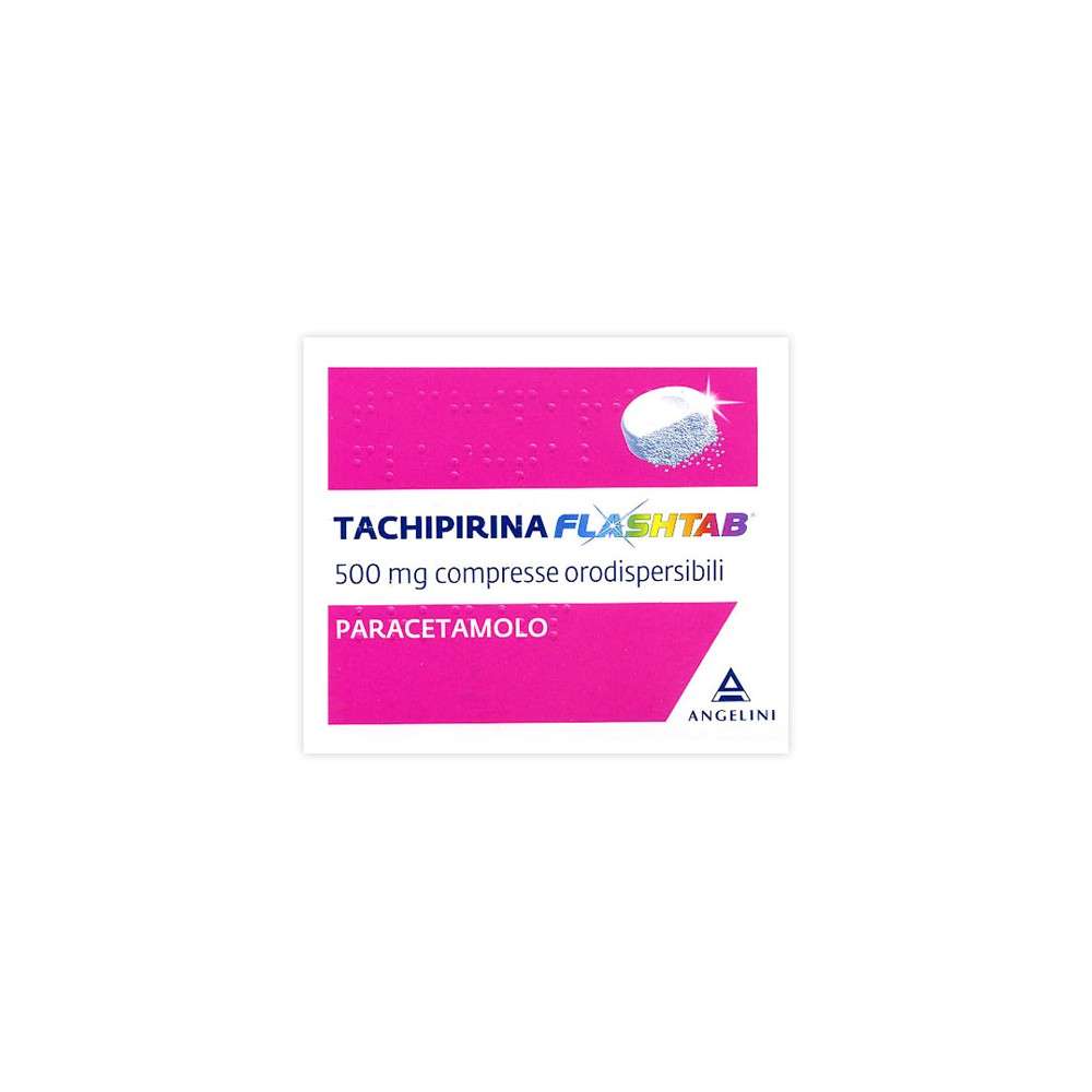 Tachipirina Flashtab 500mg 16 Compresse Orodispersibili - Sollievo Rapido