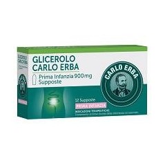 Glicerolo Carlo Erba Prima Infanzia 12 Supposte 900mg