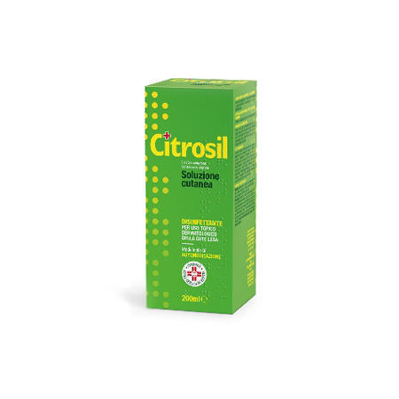 Citrosil Soluzione Cutanea 200ml 0,175% – Disinfettante Cutaneo Antibatterico