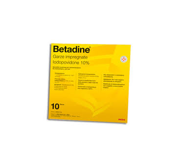 Betadine 10garzeimpregn10x10