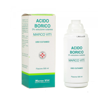 Acido borico mv 3% 500ml
