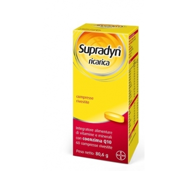Supradyn Ricarica 60 Compresse – Integratore Multivitaminico per Energia e Vitalità