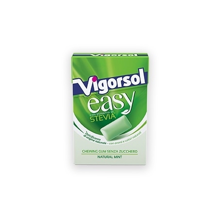 Vigorsol Easy Natural Mint - Chewing Gum con Stevia 29g