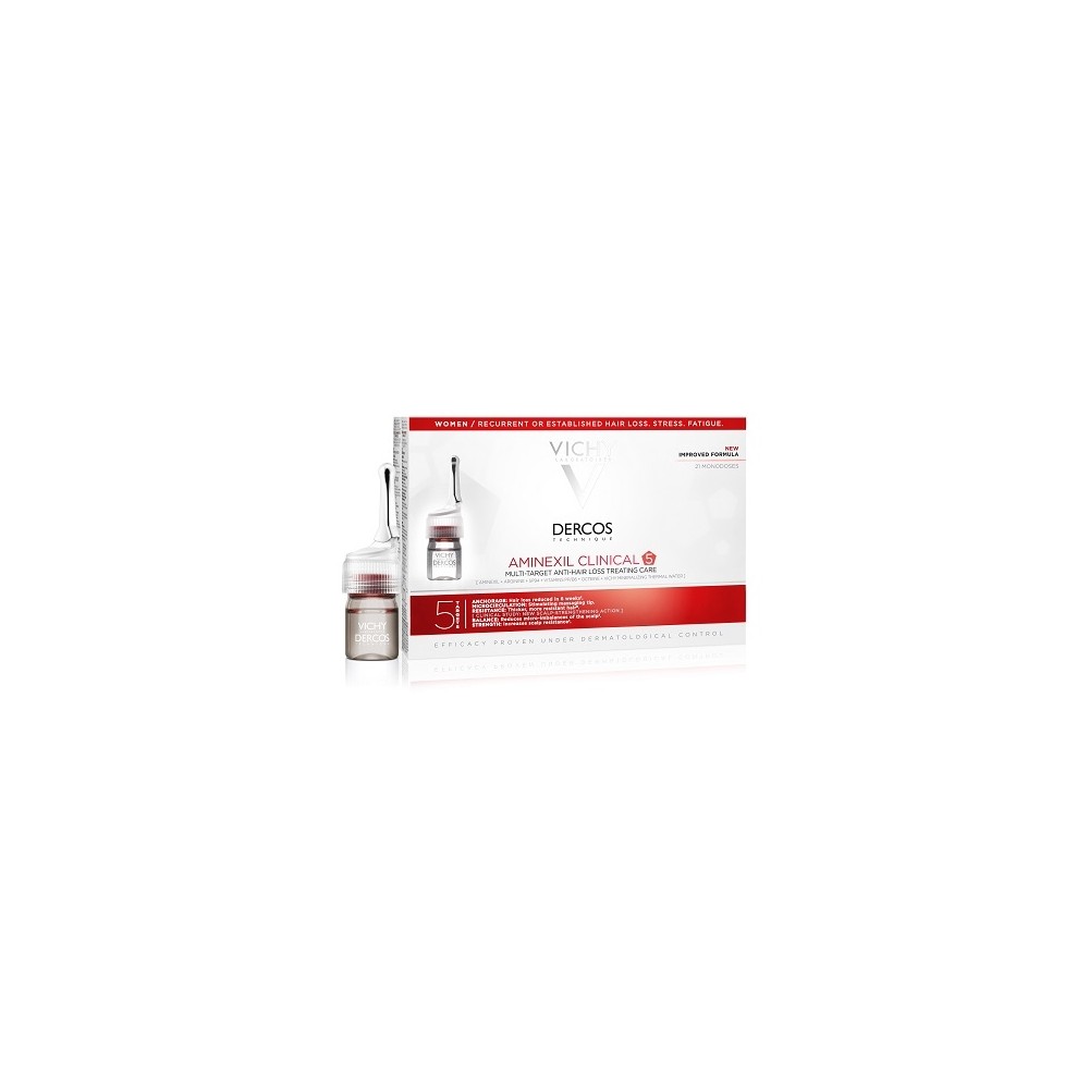 Vichy Dercos Aminexil Intensive Trattamento Anticaduta Donna 21 Fiale