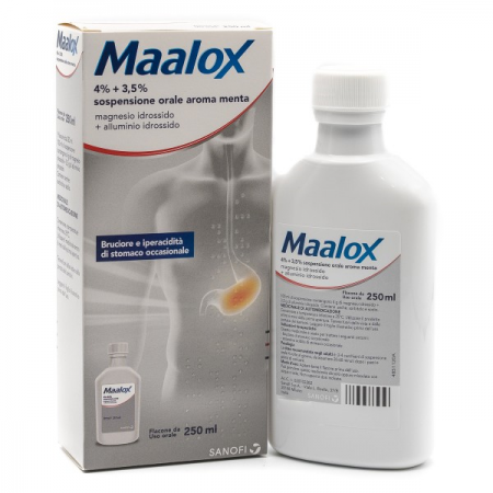 Maalox os sosp 250ml4+3,5%me